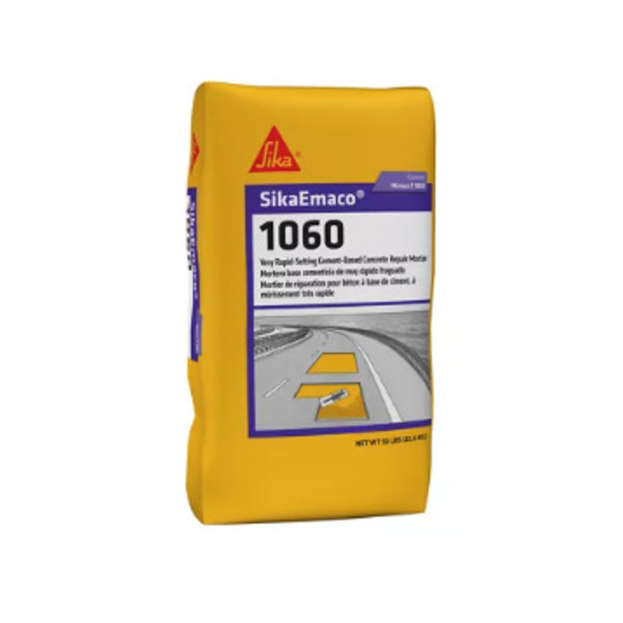 SikaEmaco-1060 Very Rapid-Setting Concrete Repair Mortar 50LB Bag, 60PK